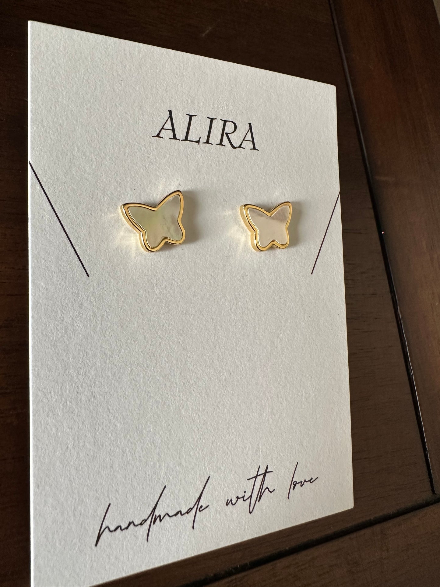 Butterfly Gold Earrings